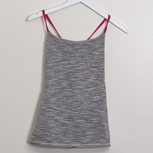 Women's Lululemon Dancing Warrior Tank We Are From Space Silver Magenta- Size 4